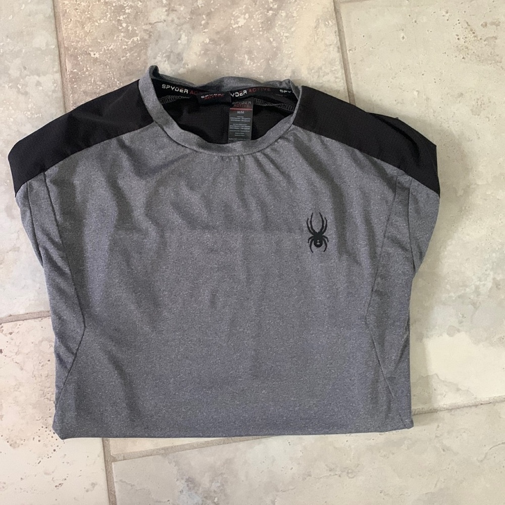 $10 with Bundle: Men’s Spyder Short Sleeve Active Shirt Size Medium
